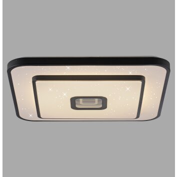 Leuchten Direkt lights TURANUS ceiling light LED black, 1-light source