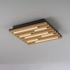Leuchten Direkt lights AKUSTIK ceiling light LED brown, black, 1-light source