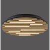 Leuchten Direkt lights AKUSTIK ceiling light LED brown, black, 1-light source