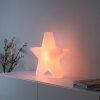Leuchten Direkt lights STAR table lamp LED white, 1-light source, Remote control, Colour changer
