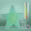 Leuchten Direkt lights STAR table lamp LED white, 1-light source, Remote control, Colour changer