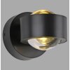 Leuchten Direkt lights AKKU-CHIA wall light LED black, 2-light sources, Remote control