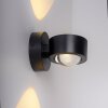 Leuchten Direkt lights AKKU-CHIA wall light LED black, 2-light sources, Remote control