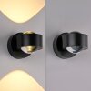 Leuchten Direkt lights AKKU-CHIA wall light LED black, 2-light sources, Remote control