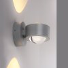 Leuchten Direkt lights AKKU-CHIA wall light LED silver, 2-light sources, Remote control