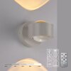 Leuchten Direkt lights AKKU-CHIA wall light LED sand-coloured, 2-light sources, Remote control