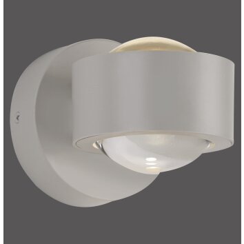 Leuchten Direkt lights AKKU-CHIA wall light LED sand-coloured, 2-light sources, Remote control