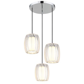 Globo lighting Maribel hanging light chrome, 3-light sources