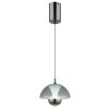 Globo lighting Bernie hanging light LED chrome, black, 1-light source, Motion sensor