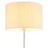 Globo lighting Deleon floor lamp chrome, yellow, sand-coloured, 1-light source
