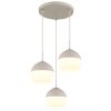 Globo lighting Ragusa hanging light chrome, white, 3-light sources