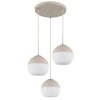 Globo lighting Ragusa hanging light chrome, white, 3-light sources