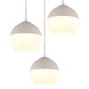 Globo lighting Ragusa hanging light chrome, white, 3-light sources