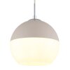 Globo lighting Ragusa hanging light chrome, white, 1-light source