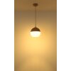 Globo lighting Ragusa hanging light chrome, white, 1-light source