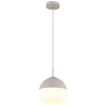 Globo lighting Ragusa hanging light chrome, white, 1-light source