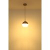 Globo lighting Ragusa hanging light chrome, white, 1-light source
