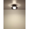 Globo lighting Carlene ceiling light LED black, 1-light source