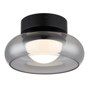 Globo lighting Carlene ceiling light LED black, 1-light source