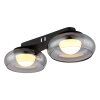 Globo lighting Carlene ceiling light LED black, 1-light source