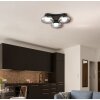 Globo lighting Carlene ceiling light LED black, 1-light source