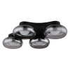 Globo lighting Carlene ceiling light LED black, 1-light source