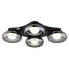 Globo lighting Carlene ceiling light LED black, 1-light source