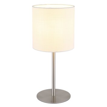 Globo lighting Benson table lamp matt nickel, 1-light source