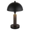Mushroom Lamp  Globo lighting Janie table lamp black, 1-light source