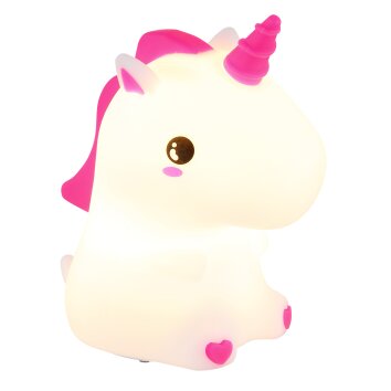 Globo lighting Unicorn table lamp LED pink, white, 1-light source