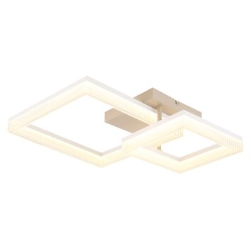 Globo lighting Zara ceiling light LED sand-coloured, 1-light source
