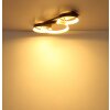 Globo lighting Syrakus ceiling light LED brown, 1-light source