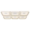 Globo lighting Mosaiko ceiling light LED sand-coloured, white, 1-light source, Remote control
