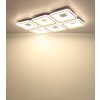 Globo lighting Mosaiko ceiling light LED sand-coloured, white, 1-light source, Remote control