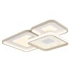 Globo lighting Mosaiko ceiling light LED sand-coloured, white, 1-light source, Remote control