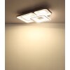 Globo lighting Mosaiko ceiling light LED sand-coloured, white, 1-light source, Remote control