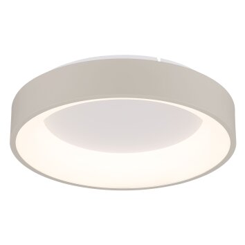 Globo lighting Gallegos ceiling light LED sand-coloured, 1-light source, Remote control