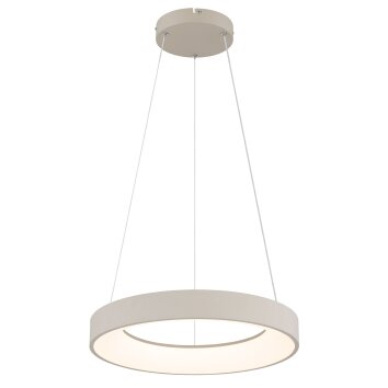 Globo lighting Gallegos hanging light LED sand-coloured, 1-light source, Remote control