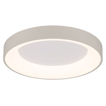 Globo lighting Gallegos ceiling light LED sand-coloured, 1-light source, Remote control