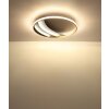Globo lighting Constance ceiling light LED chrome, black, 1-light source