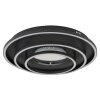 Globo lighting Lawanda ceiling light LED black, 1-light source