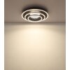 Globo lighting Lawanda ceiling light LED black, 1-light source