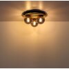 Globo lighting Parsons ceiling light Ecru, black, 3-light sources