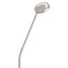 Globo lighting Silvio floor lamp LED matt nickel, 1-light source