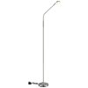 Globo lighting Silvio floor lamp LED matt nickel, 1-light source