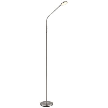 Globo lighting Silvio floor lamp LED matt nickel, 1-light source
