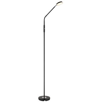 Globo lighting Silvio floor lamp LED black, 1-light source
