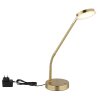 Globo lighting Silvio table lamp LED brass, 1-light source