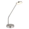 Globo lighting Silvio table lamp LED matt nickel, 1-light source
