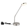 Globo lighting Silvio table lamp LED matt nickel, 1-light source
